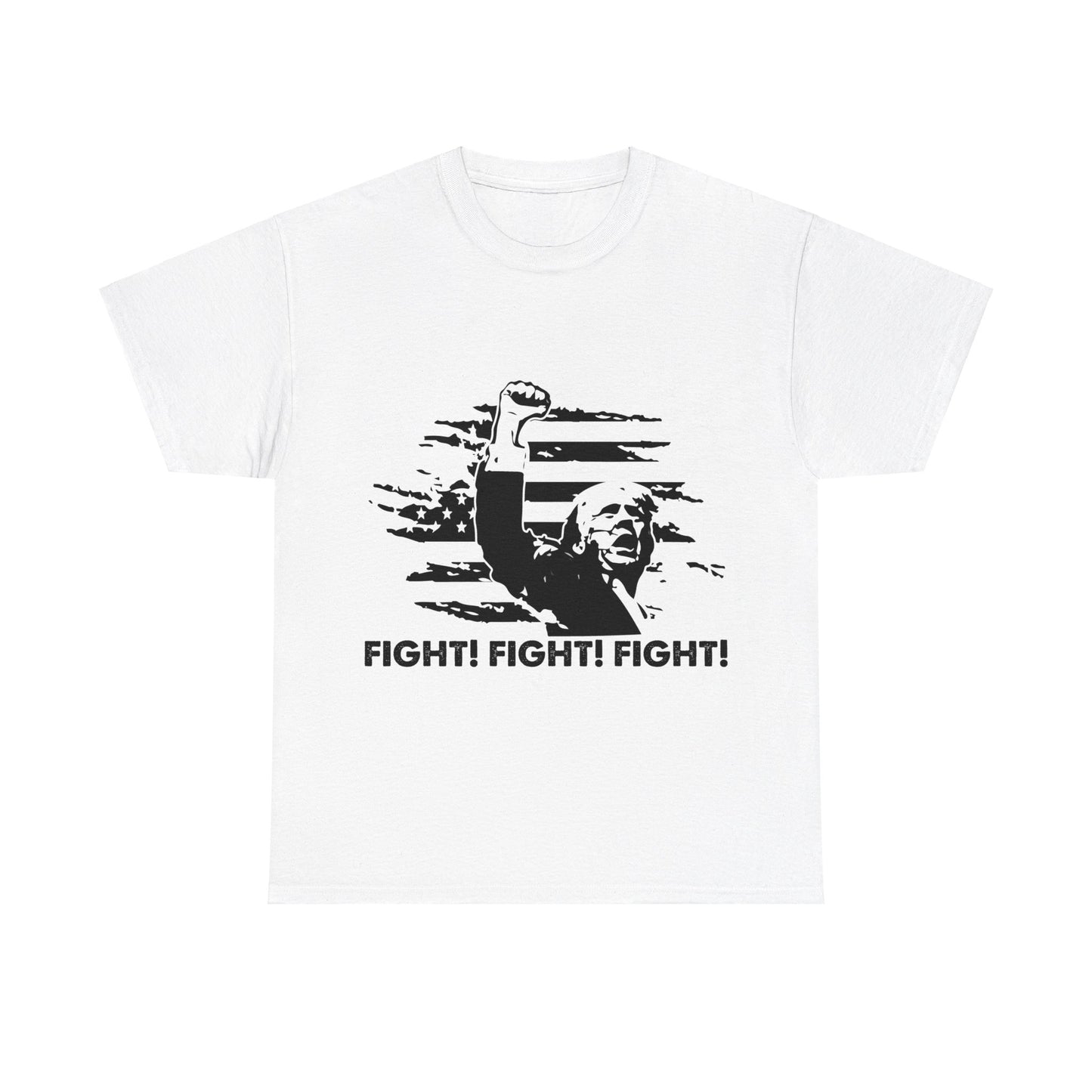 Trump Fight Unisex Heavy Cotton Tee