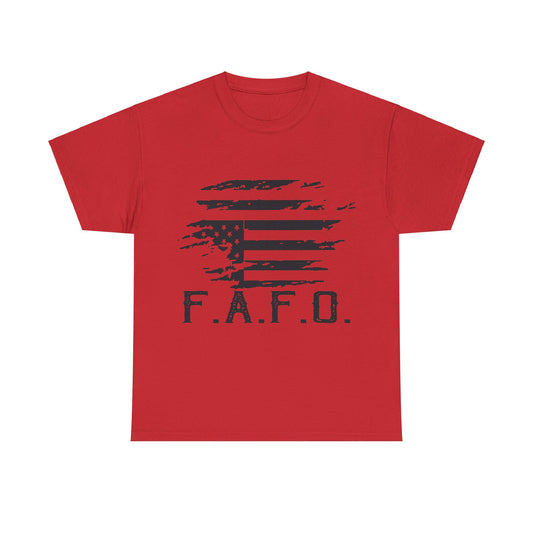 F.A.F.O Flag Unisex Heavy Cotton Tee