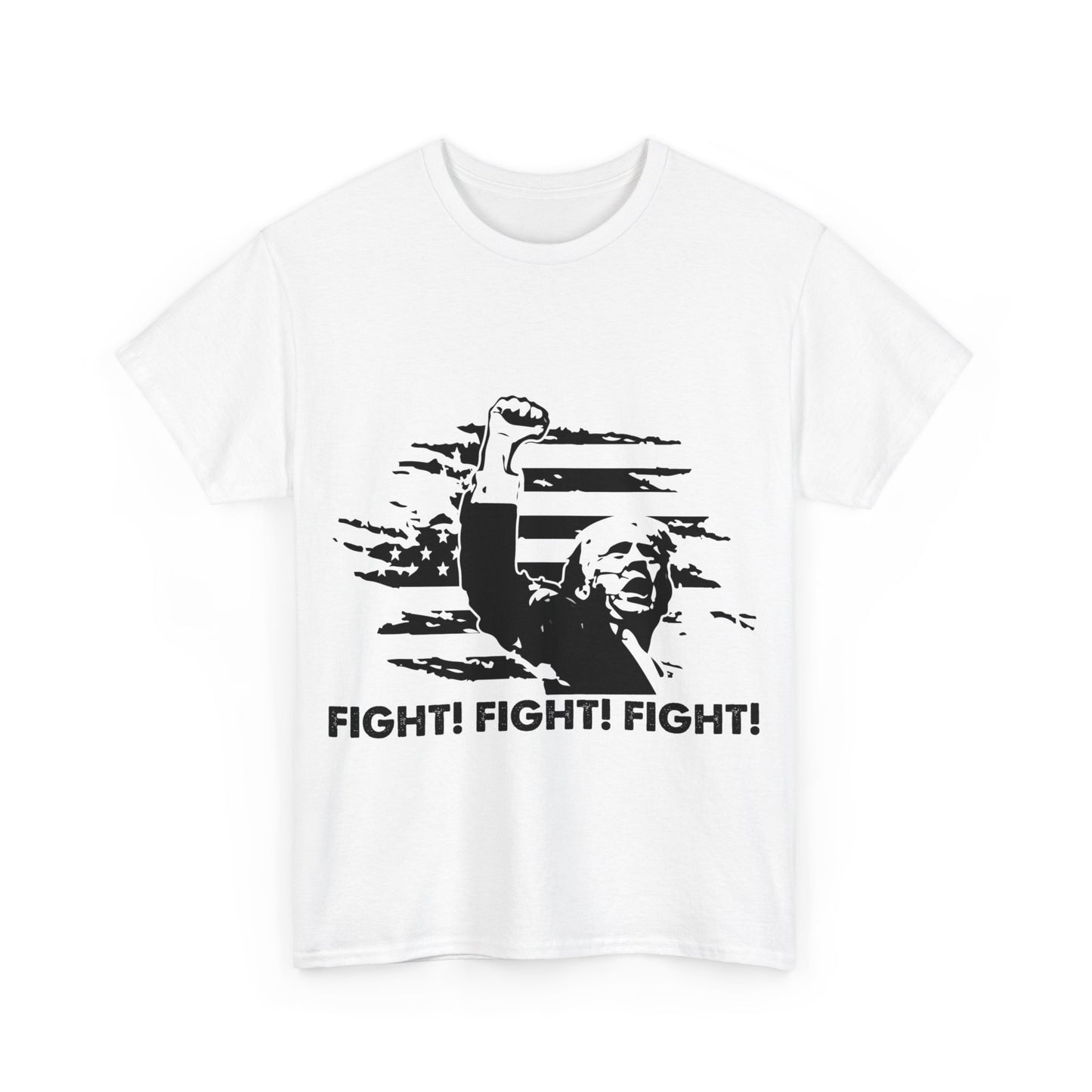 Trump Fight Unisex Heavy Cotton Tee