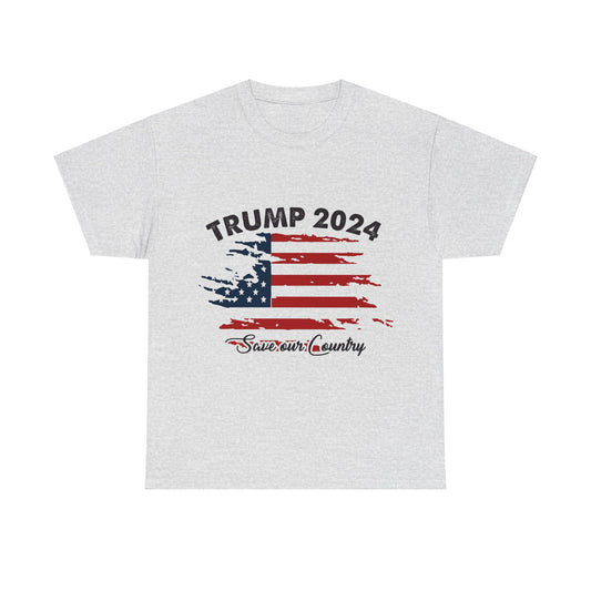 Trump "Save Our Country" Unisex Heavy Cotton Tee