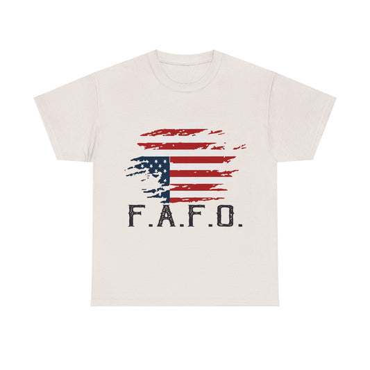 F.A.F.O Flag Unisex Heavy Cotton Tee