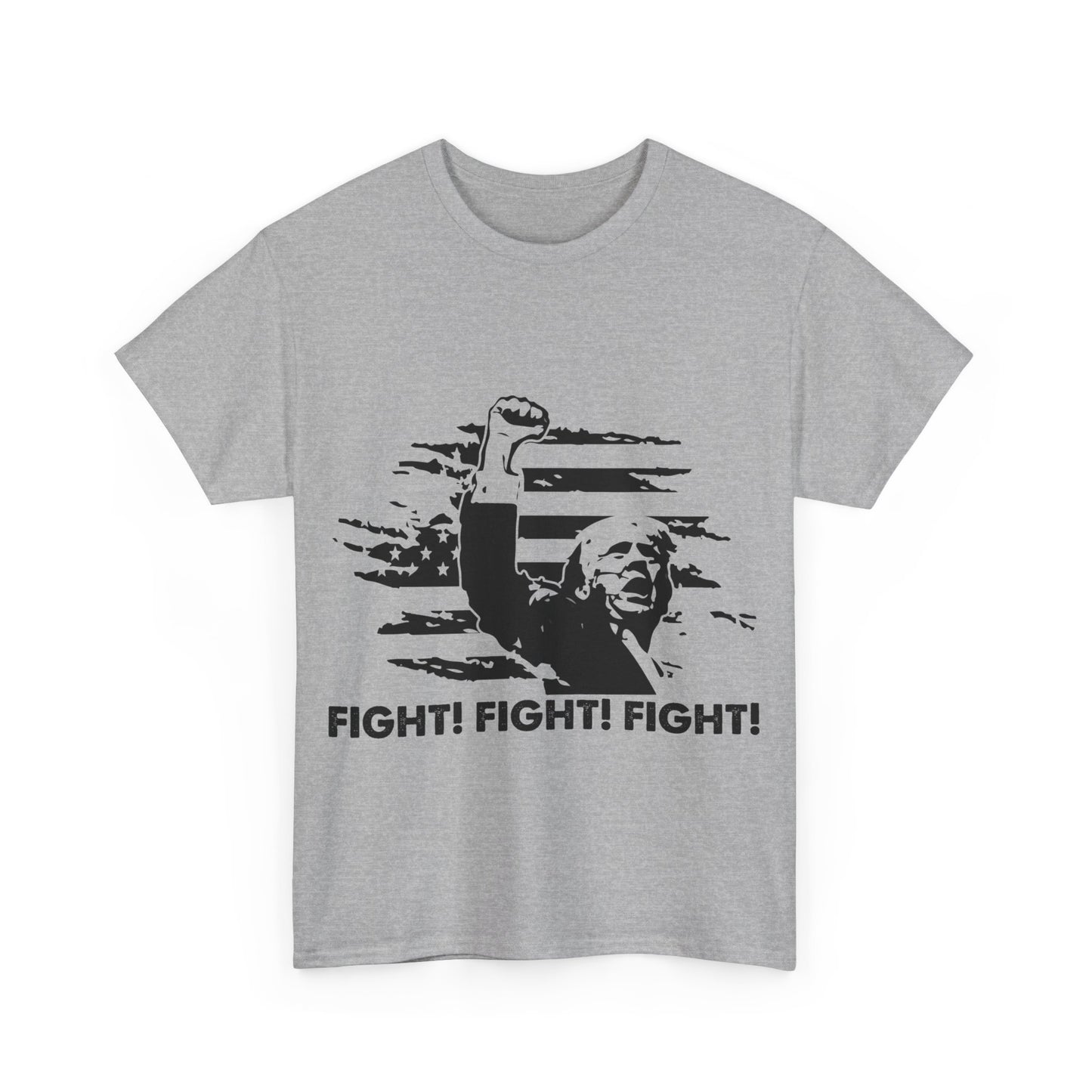 Trump Fight Unisex Heavy Cotton Tee